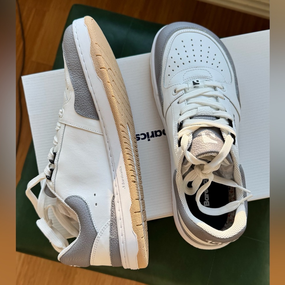 For wide feet. New barefoot sneakers Barebarics, real leather, unisex, eu 41